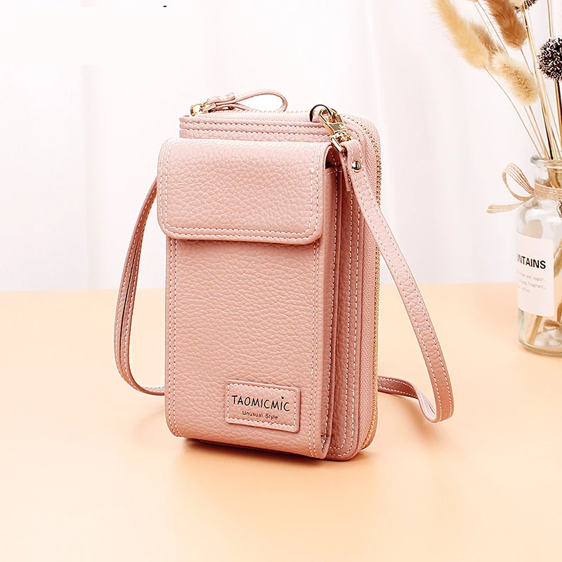 2019 New Fashion Mini Women Shoulder Bags Pu Leather Phone Crossbody Bag Brand Designer Women Wallet Clutch Female Messenger Bag