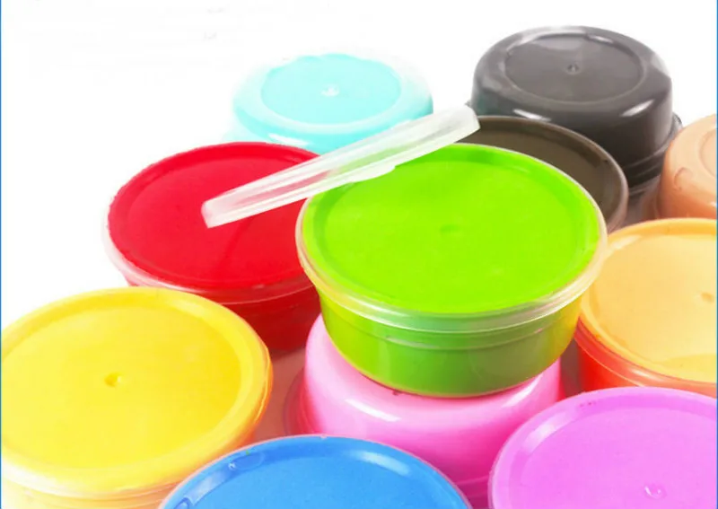 24 цвета Air Dry цветной масса для лепки из глины Playdough отпечаток руки ребенка отпечаток детская пена глины дети умный пластилин