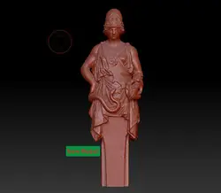 3D модель для ЧПУ 3D ЧПУ в STL формат файла Athena