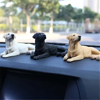 

Simulation Animal Cute Puppy Labrador Retriever Creative Dog Home Decor Action Figure Collectible Model Toy Birthday Gift P1070