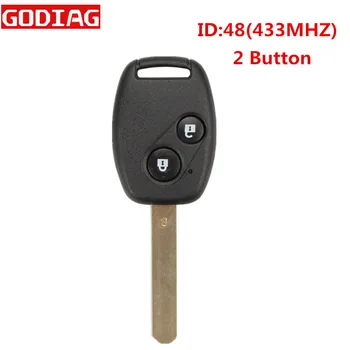 

For Honda Remote Key 2 Button and Chip Separate ID:48(433MHZ) 2005-2007 Fit ACCORD FIT CIVIC ODYSSEY