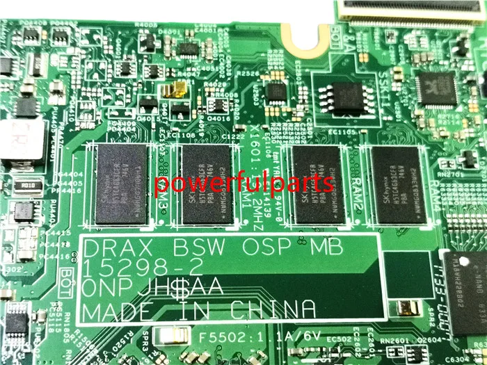Рабочий для Dell inspiron 3168 Материнская плата ноутбука 09 twcd 15298-2 с n3060 процессор построен в