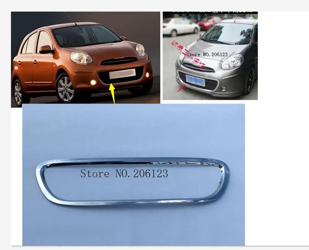 Для Nissan March 2011- автомобильный Стайлинг крышка хромированные детали из АБС заднего вида боковое стекло зеркало крышка отделка рамка 1 шт