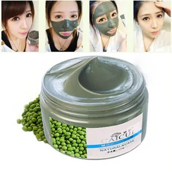 

Mung Bean Mud Oil Control Acne Mask Clean Treatment Blackhead Remove Skin Shrink Pore Face Care ZD52