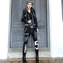 Осенне-зимняя женская новая ностальгическая рубашка с отстрочкой штаны-шаровары повседневный костюм из двух предметов