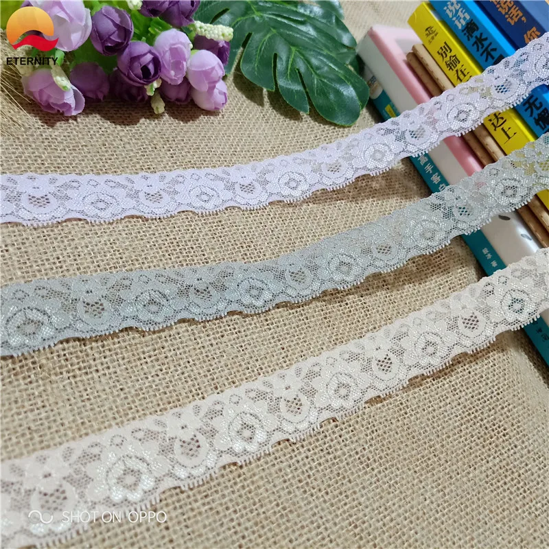 

3Y/Lot 3cm S1620 2019 new elastic multi-color, purple lace ribbon lace lace embroidery net sewing clothing African lace fabric