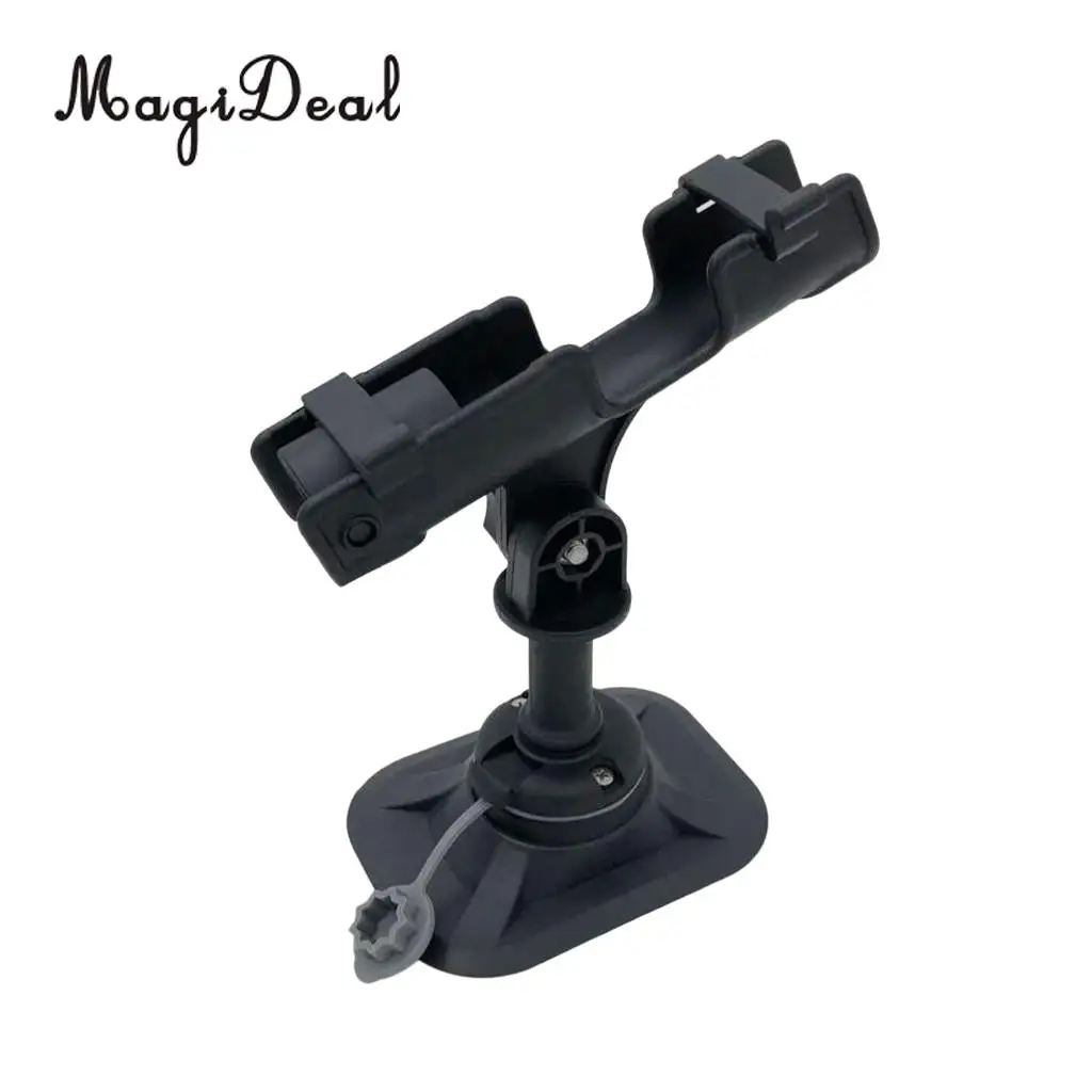 MagiDeal Adjustable 360 Degrees Kayak Fishing Rod Holder Boat Pole Stand Bracket