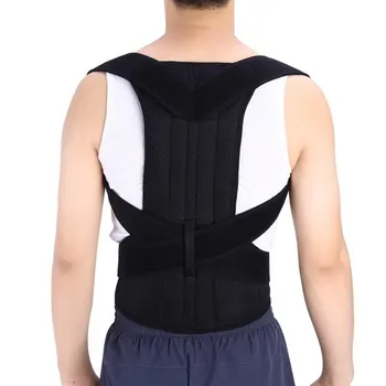 Adjustable Posture Corrector Shoulder Support Back Pain Brace Band Belt Unisex Correct Body Posture Back Belt Comfortable Wear