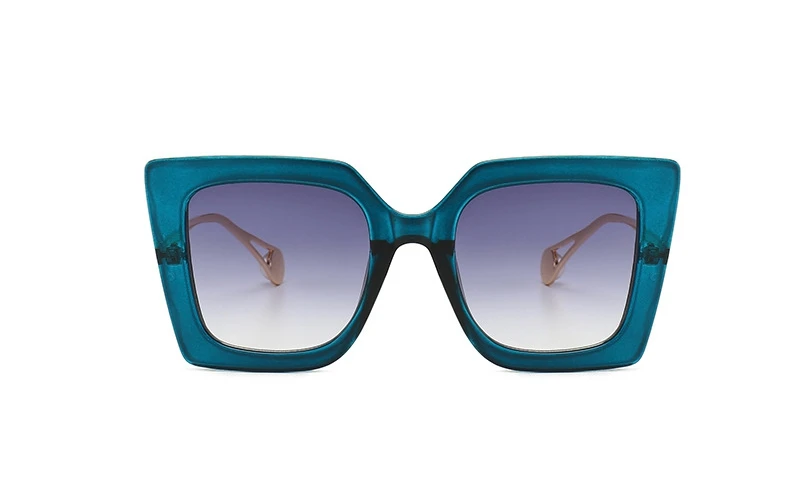 Кошачий глаз жемчужные Квадратные Солнцезащитные очки для мужчин и женщин Модные Оттенки UV400 Винтажные Очки 46110