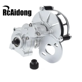 

1/10 Metal Transmission Case Center Gearbox With Gear for RC Car SCX10 Gelande II D90 Moving Gearbox RC Vehicle Parts