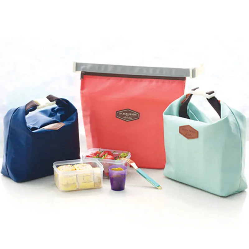 Портативная сумка для еды теплоизолированные сумки-холодильники сохраняющая тепло для еды на пикник Lunchbox для женщин Дети Изолированные