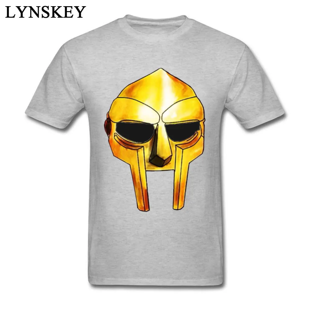 Высококачественная футболка с изображением золотой маски Mf Doom мужские футболки