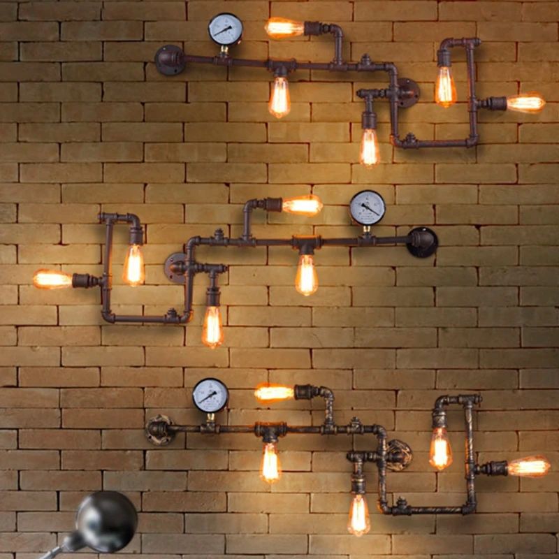 Промышленные настенные светильники LukLoy старинные Эдисона винтажная настенная
