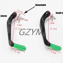 Универсальный 22 мм рожки Руля Мотоцикла защитный CNC алюминиевый рычаг протектор для Kawasaki NinjaZ250SL Z300 Ninja250R Ninja300
