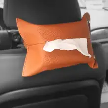 Автомобильный тканевый ящик кожаный откачивающий креативный автомобильный задник сиденья подвесной кожаный Тип сиденья козырек от солнца Автомобильный многофункциональный лоток