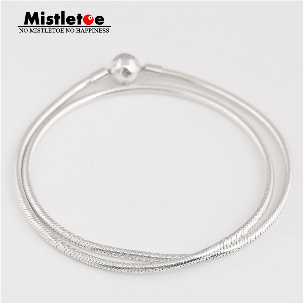

Mistletoe Authentic 925 Sterling Silver Charm Necklace Jewelry
