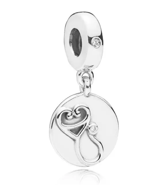 

Original 925 Sterling Silver Bead Charm Medical Instruments With Crystal Pendant Beads Fit Pandora Bracelet & Necklace Jewelry
