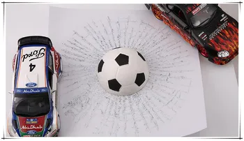 

HOT Car-styling Football Tennis Baseball 3D Car Sticker For skoda octavia opel astra j golf mk2 audi a4 b9 mazda cx5 hyundai i30