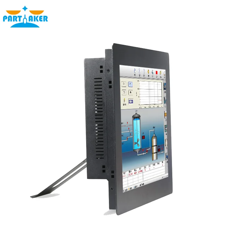 Z14 Fanless Industrial Panel PC 15 inch Intel Celeron 3855U Touch Screen All In One Computer