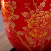 New Chinese Style Vase Jingdezhen Classical Porcelain Crystal Glaze Flower Vase Home Decor Handmade Shining Famille Rose Vases 4