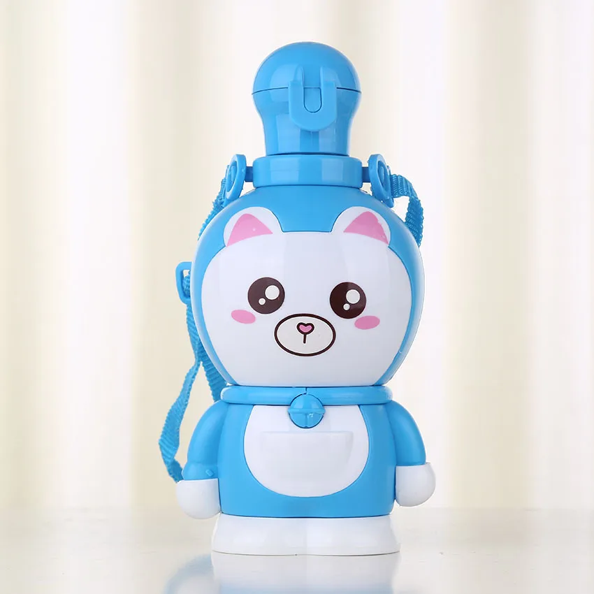 450ML Baby Drinking Cup Kids Cartoon Straw Water Cup Cute Panda Shaker Drink Bottle Bouteille Gourde