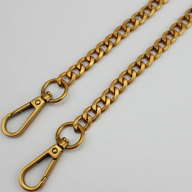 5pcs 120cm Old Gold 9mm Metal Replacement Chain Shoulder Bags Straps 5pcs 120cm Old Gold 9mm Metal Replacement Chain Shoulder Bags Straps For Handbags Handles Purse