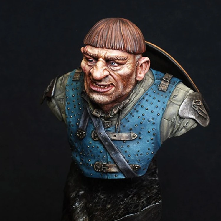 

1/9 Mercenary 14-15 cen, Resin Model Bust GK, Historical war theme, Unassembled and unpainted kit