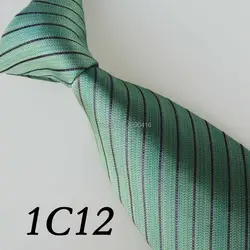 2018 последние Стиль галстук Для мужчин границы черный/зеленое яблоко наклонные зерна Дизайн и уникальный Для мужчин шею Галстуки и галстуки