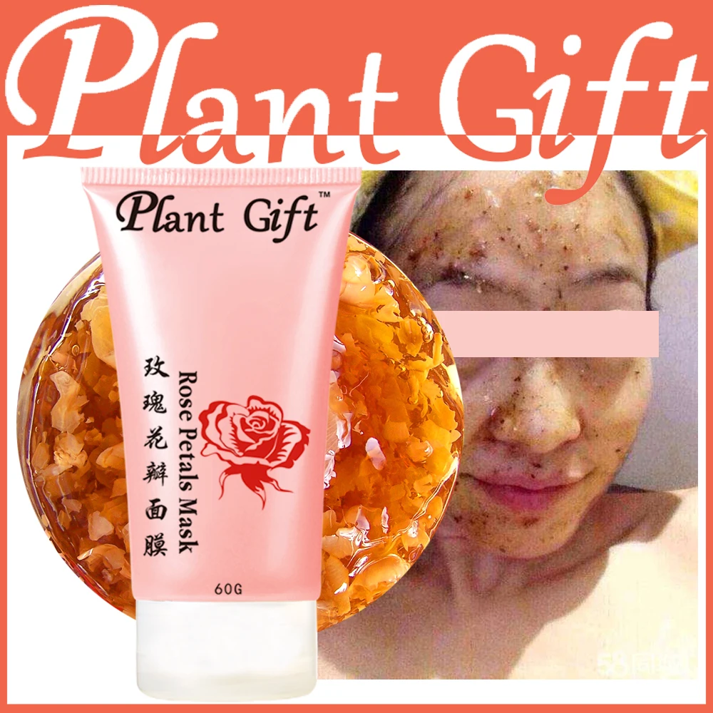 60G Rose Petal Mask Cream Essence Moisturizing Night Cream Anti Aging