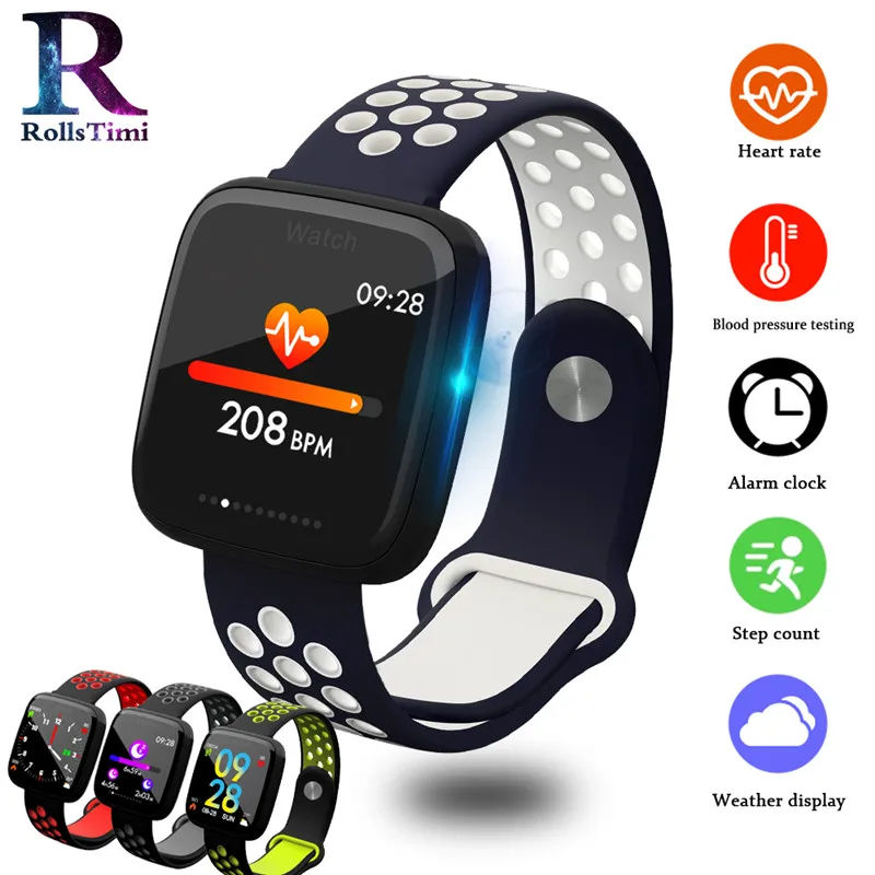 

RollsTimi F15 Smart Watch IP67 Waterproof Sedentary Reminder Bluetooth Dial Call Heart Rate Monitor GPS Watch sports Smartwatch