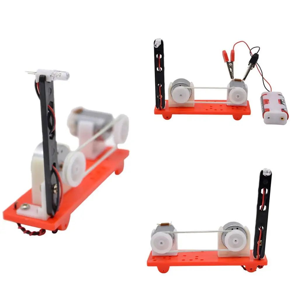

Kids Science Physics Educational Toys DIY Mini Motor Energy Converter Model