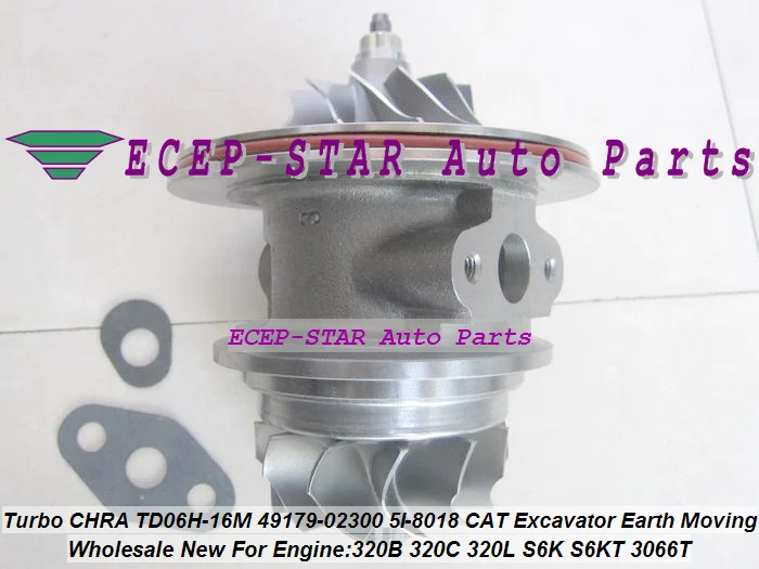 Turbo Cartridge CHRA Core TD06 49179-02300 49179-02260 5I-8018 For Caterpillar CAT 320B 320C 320L 320D Excavator S6KT S6K