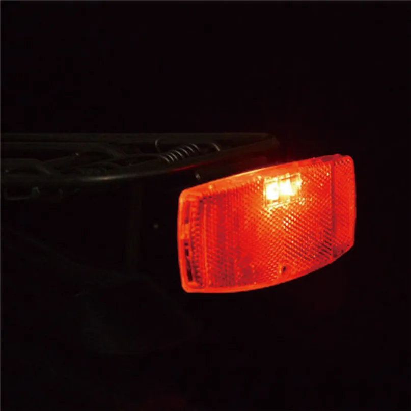 Safety Warning Bicycle Rack Tail Safety Caution Warning Bike Reflector Disc Panier Rear Reflective Bike Accessories #2g23#F (10)