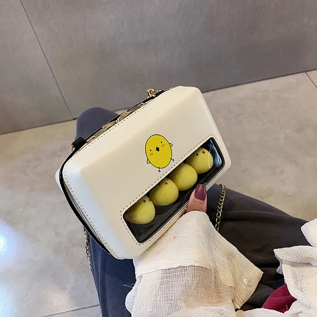 

Women Bags Fashion Transparent Small Square Cute Chain Shoulder Messenger sac main femme torebka damska shopper woman bag