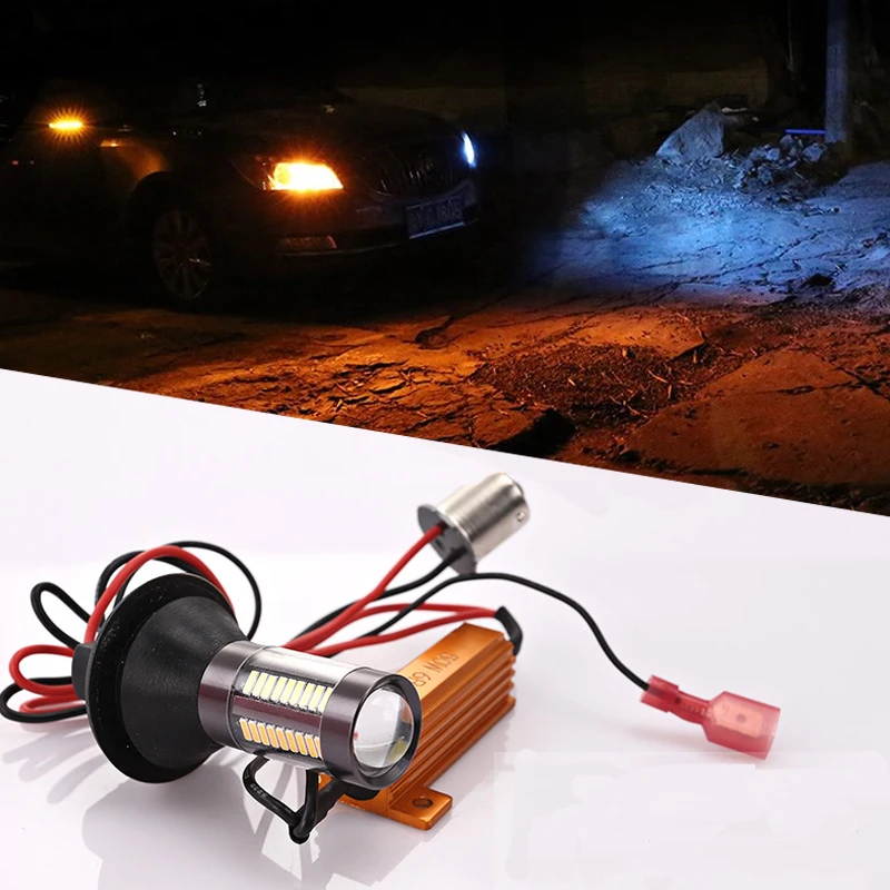 Car modification LED highlight turn signal