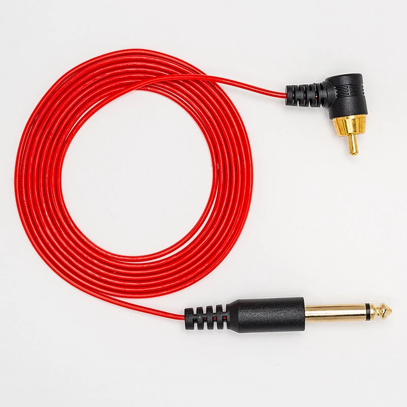 

New Arrival Tattoo Clip Cord RCA Rubber Silicone Thin Cord For Tattoo Foot Pedal Machine Switch Power Supply Free Shipping
