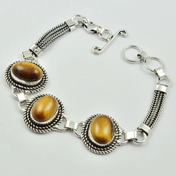 

Tiger Eye Bracelet , 21 cm, B2303
