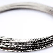 1-3 мм 50-200 м, 7X7 304 Проволочный Трос из нержавеющей стали мягче рыболовный трос бельевая линия