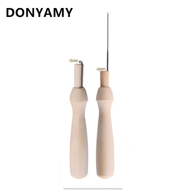 Buy Handle Holder Wooden Felting Needle DIY Tool For