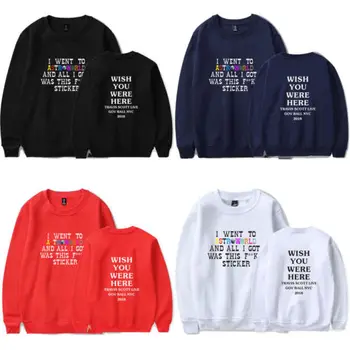 

Men Winter Casual Hoodie Warm Pullover Fleece Sweatshirt 2018 New Fashion Letter Long Sleeve Loose Hooded Coat Top XXS-4XL