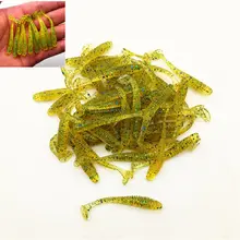 Hot sell 0.7g 5cm Wobbler Jigging Fishing Lure Soft Worm Shrimp Jerkbait Fish Ocean Rock wholesale 10 pcs / bag