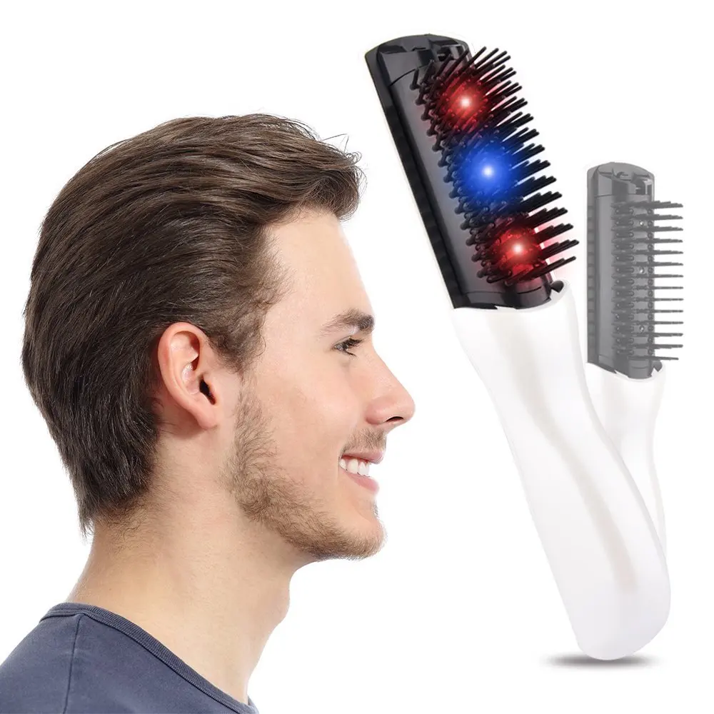 

New Laser Hair Groth treatment Comb Stop Hair Loss promotes the of new hair growth Regrowth Hair Loss Therapy vibrator