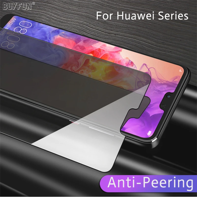 Конфиденциальности Защитная пленка для huawei P20 P 20 Nova 3e Pro P10 P9 Lite Plus Honor 7x Коврики 9 с