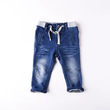 

2018 Fashion Baby boy girl pants boys girls Soft Denim pants Stretch Kids harem Stretch jeans Soft Infant Newborn pants 6M-3T