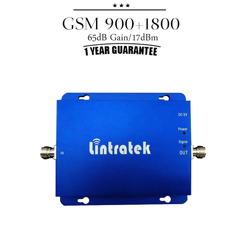  Lintratek CDMA 850 1800mhz Signal Booster Amplifier 2G 4G Band 3 Dual Band GSM Repeater Signal Mobi