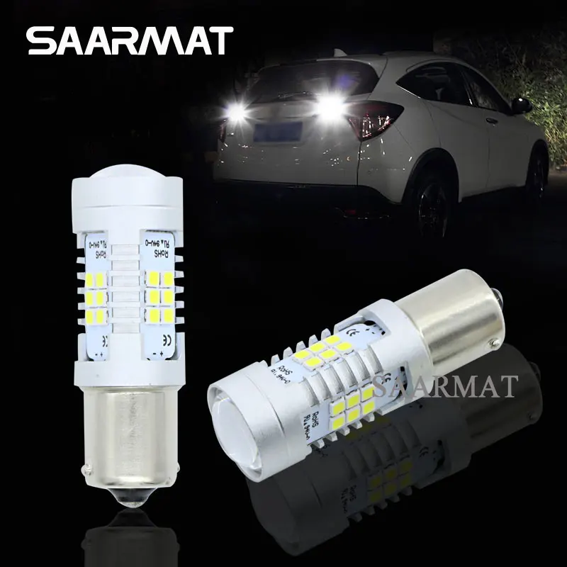 

Pair LED Bulbs 1156 BA15S P21W Backup Reverse Light For VW Jetta GOLF MK2 MK3 MK4 MK5 MK6 mk7 touran polo TRANSPORTER T4 T5
