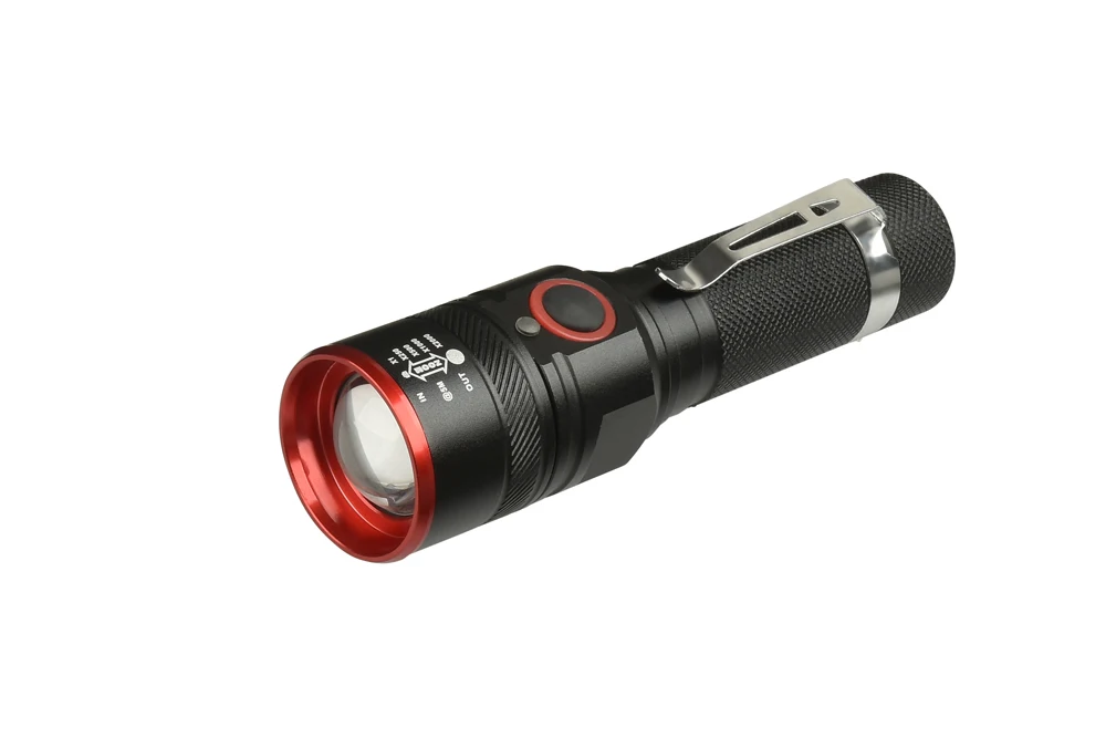 Sale Bike Light Ultra-Bright 8000 Lumens Zoom T6 Bicycle Front LED Flashlight Lamp USB Rechargeable Cycling Light By 18650 Battery 2