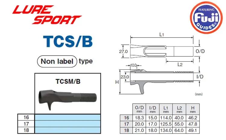 LureSport FUJI TCS 17 катушка сиденья KDPS ясень гайка EVA колпачок стержень строительный компонент ремонт DIY аксессуар