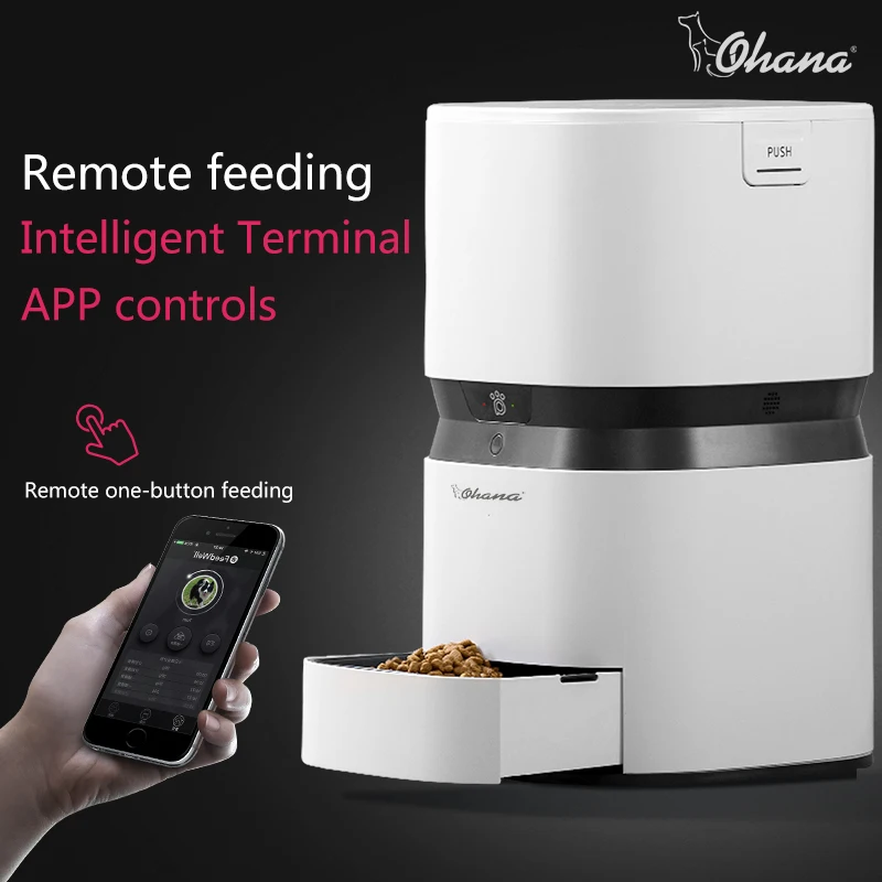 

Large Capacity 8L Pet Feeder APP Remote Control Smart Automatic Pet Feeder Dogs Cat Food With Voice Recording Pet Food Dispenser