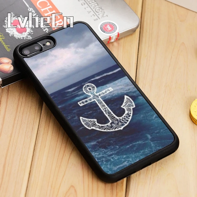 LvheCn Infinity Anchor Sea Phone Case Cover For iPhone 5 6 6s 7 8 plus 11 12 Pro X XR XS Max Samsung Galaxy S6 S7 edge S8 S9 S10 | Мобильные